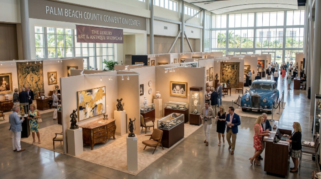 Luxury art and antique collections on display at Palm Beach County Convention Center