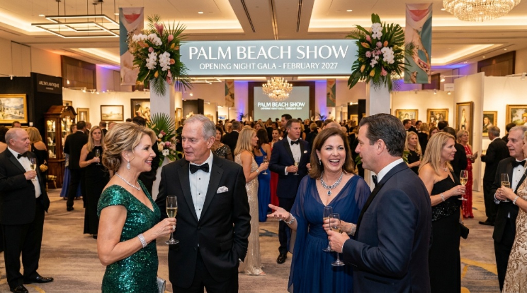 Opening Night Gala guests at the Palm Beach Show February 2027